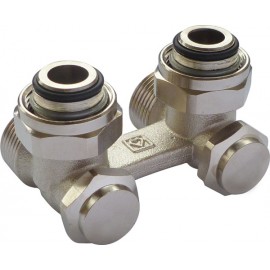 Узел подключения 3000 угловой G3/4" двухтруб 346611